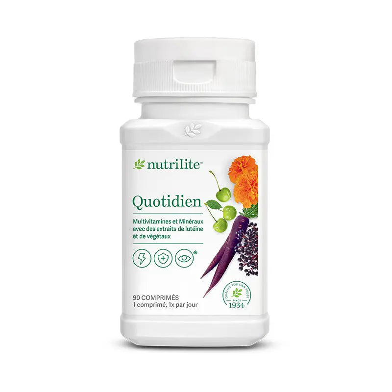 Quotidien Nutrilite™ – Multivitamines & Minéraux essentiels pour une santé complète