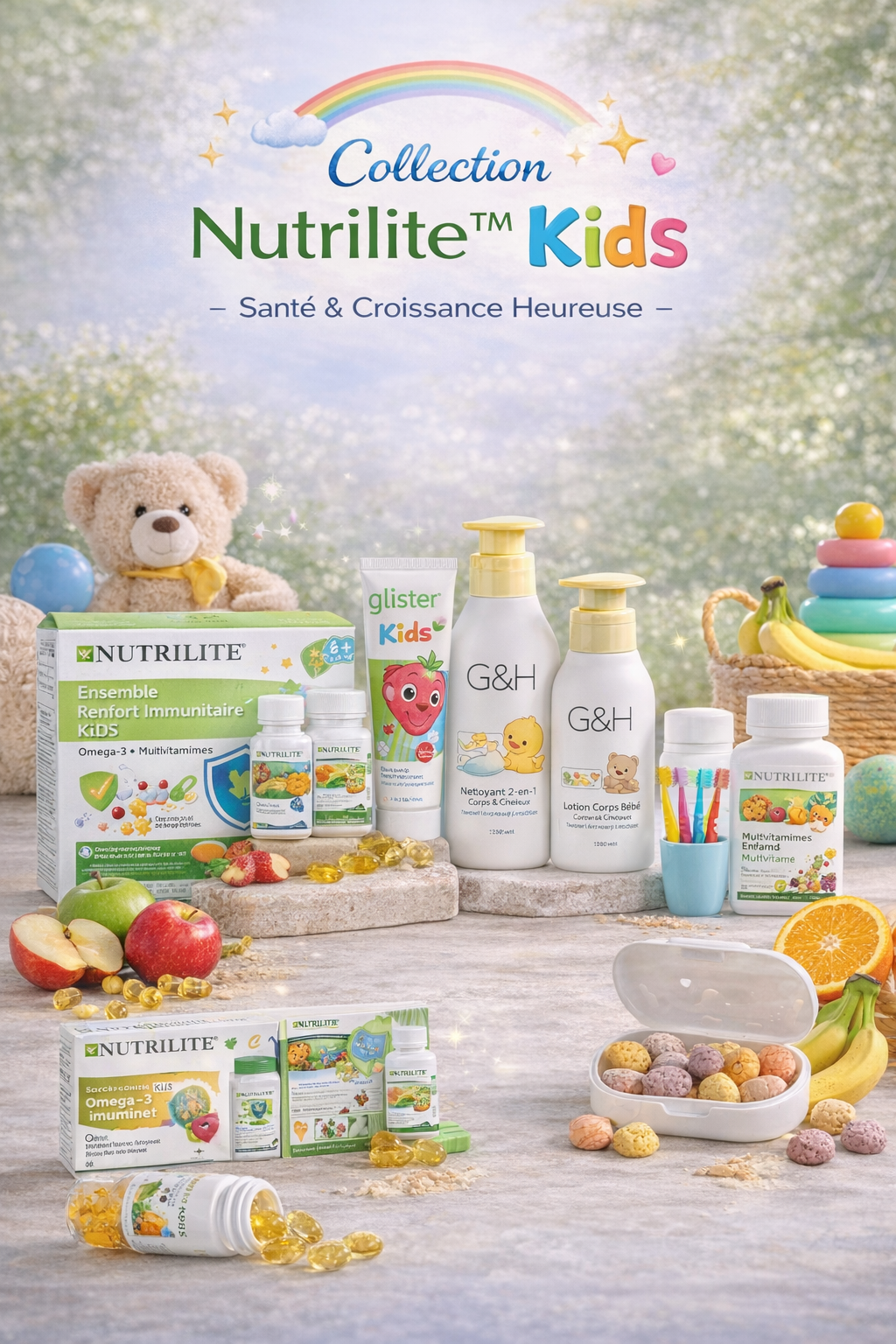 👶🧒 Collection Enfants – Immunité, Hygiène & Bien-être au Quotidien