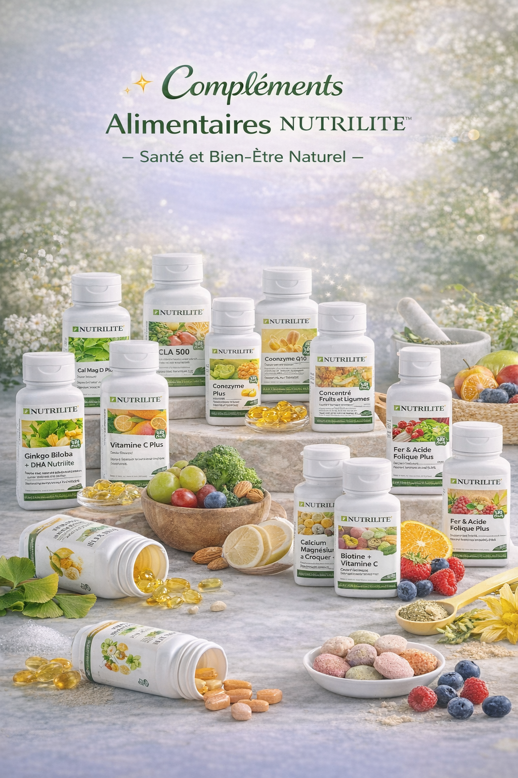 💊 Compléments alimentaires Nutrilite™ – Vitalité, équilibre et bien-être naturel