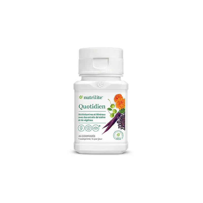 Quotidien Nutrilite™ – Multivitamines & Minéraux essentiels pour une santé complète