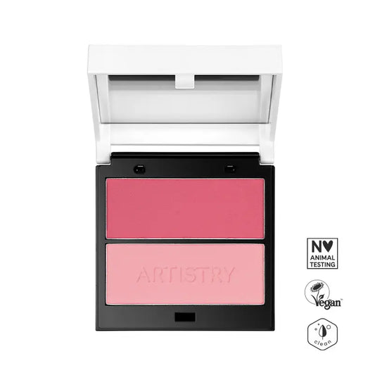 🎨Duo de Blush Artistry™ – Fini Naturel, Longue Tenue & Double Texture